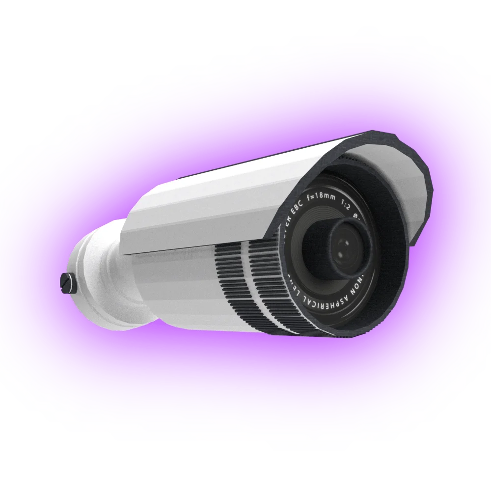 A security camera