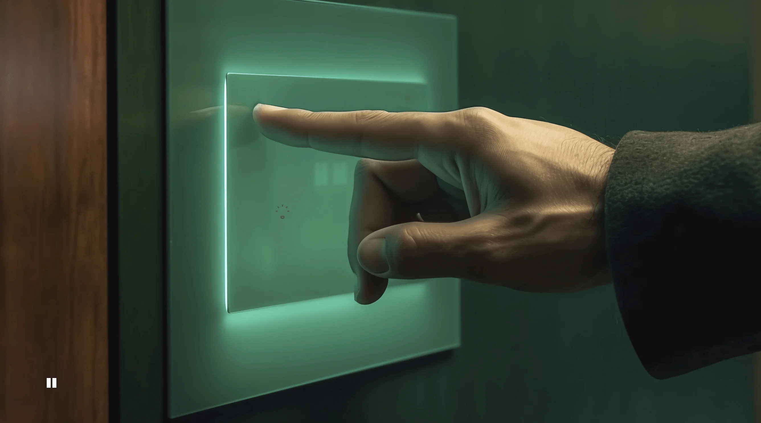 Χρήστης πατά πλήκτρα σε keypad