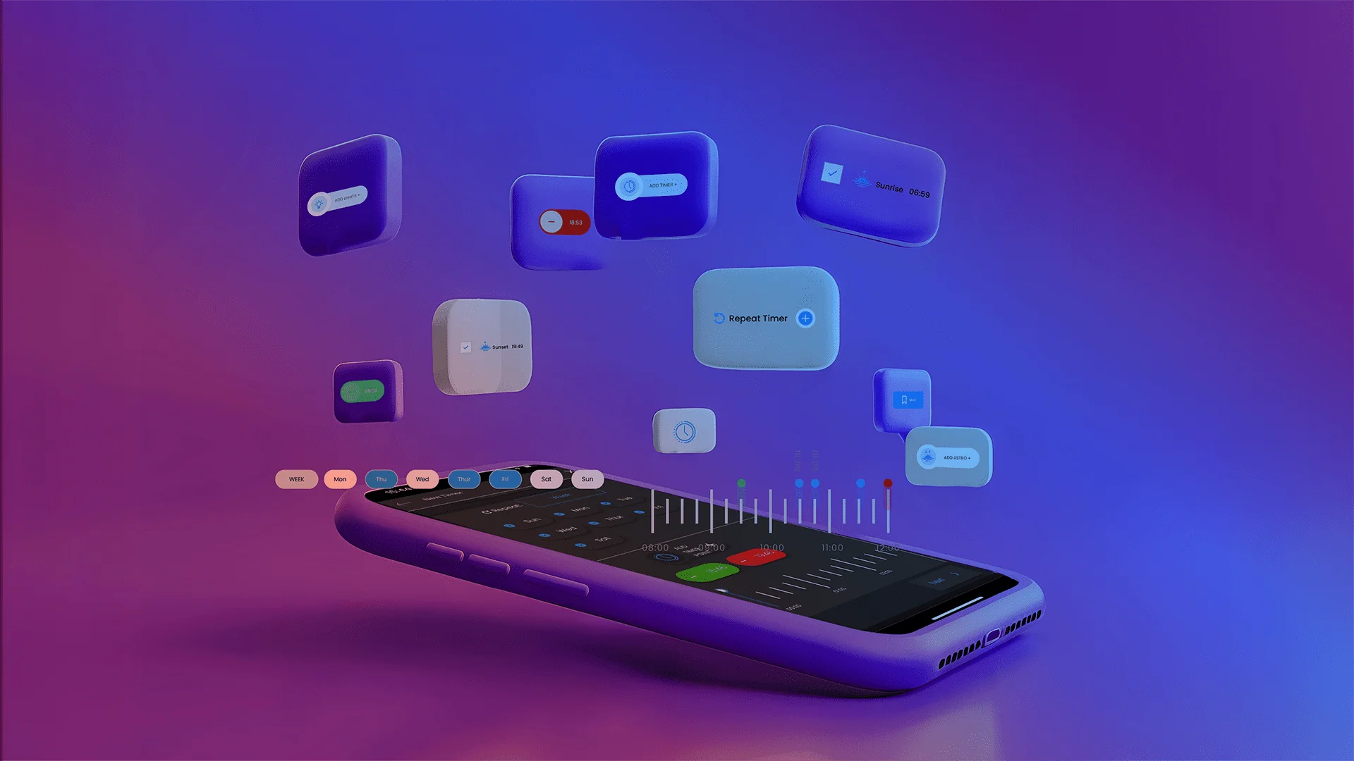 Apps from a smartphone