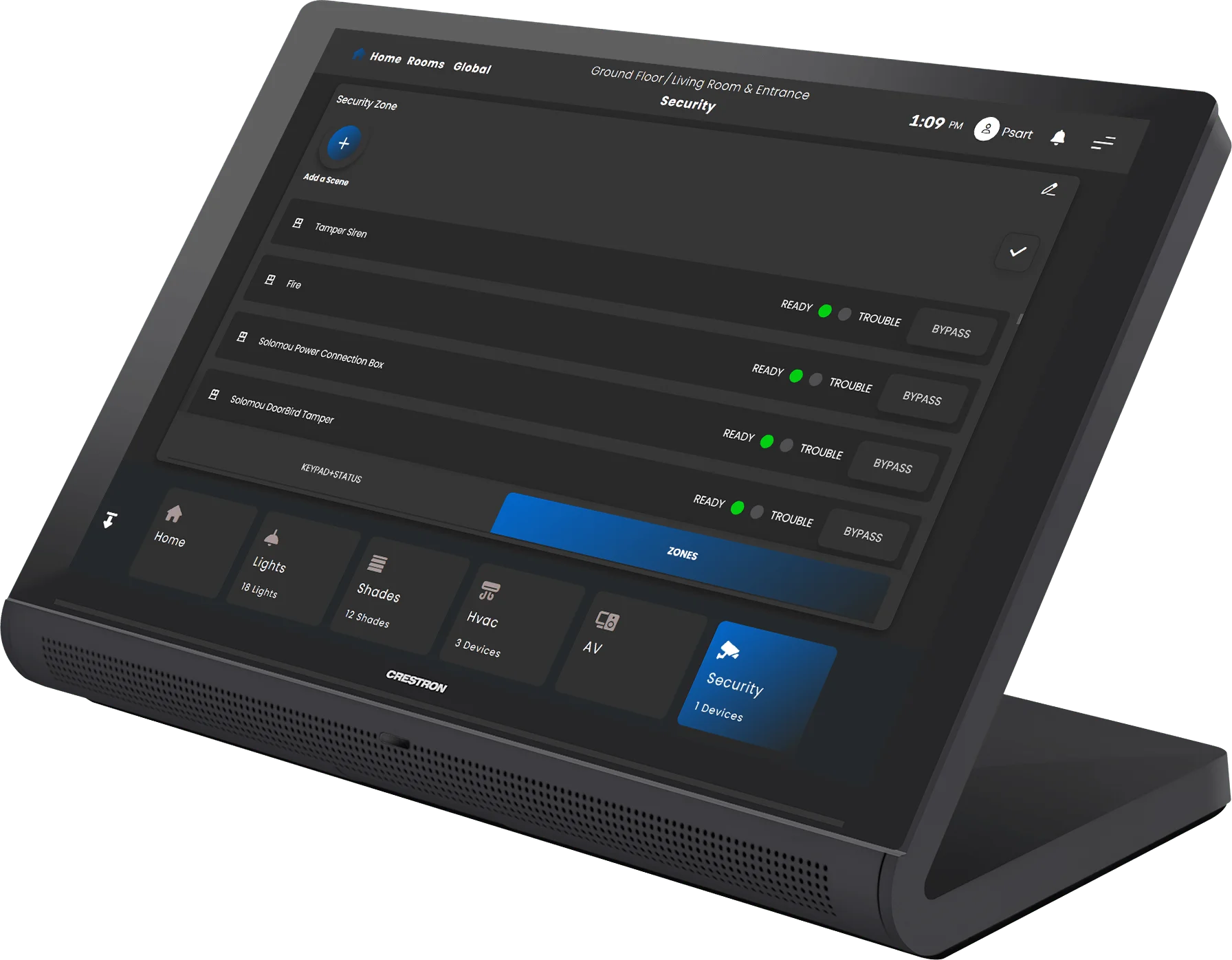 Εξοπλισμός Crestron