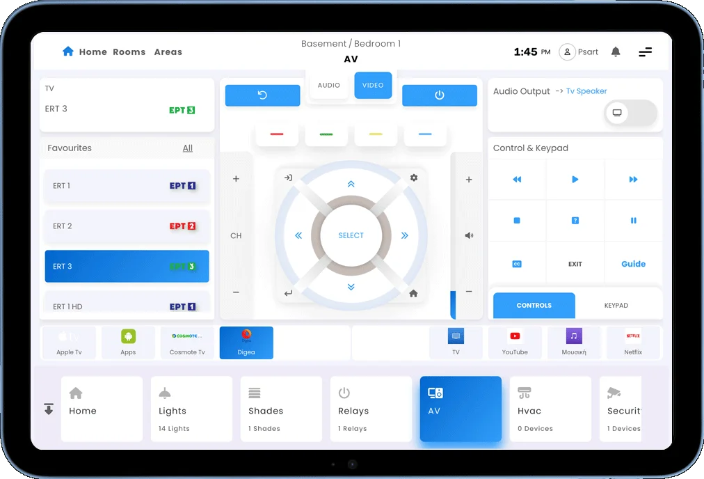 screenshot from video interface